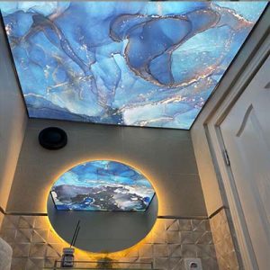 سقف کشسان سرویس بهداشتی